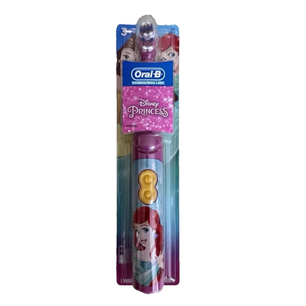 Disney Little Mermaid Toothbrush Kid's Battery Soft Bristles Kids 3+ Princess